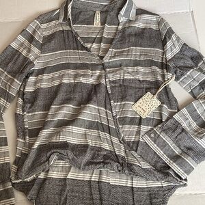 Girl Crazy Cotton/Rayon Blouse NWT